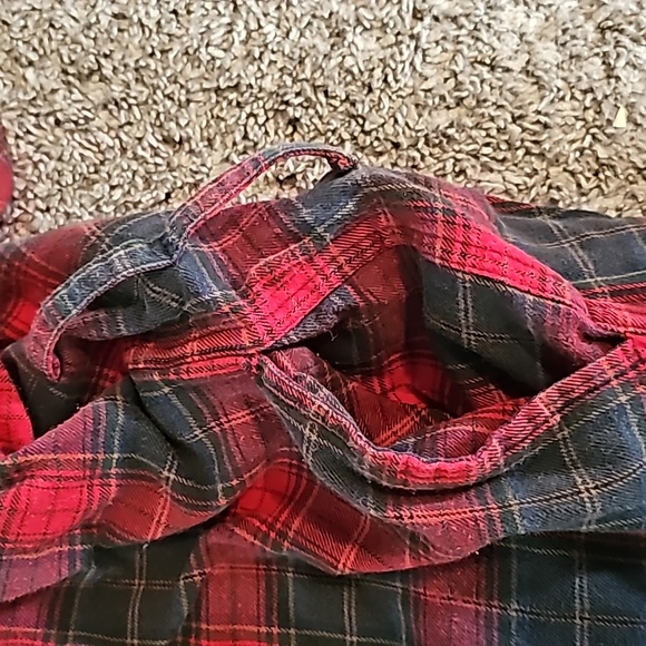 STUNNING VINTAGE NORDSTROM PLAID FLANNEL ROBE - Picture 9 of 10